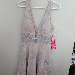 GB Gianni Bini nude dress